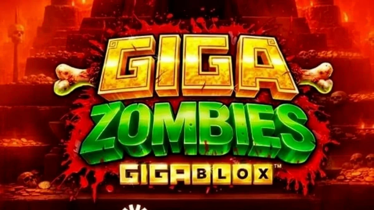 Cenário de selva maia sombria com zumbis e a pistoleira em Giga Zombies